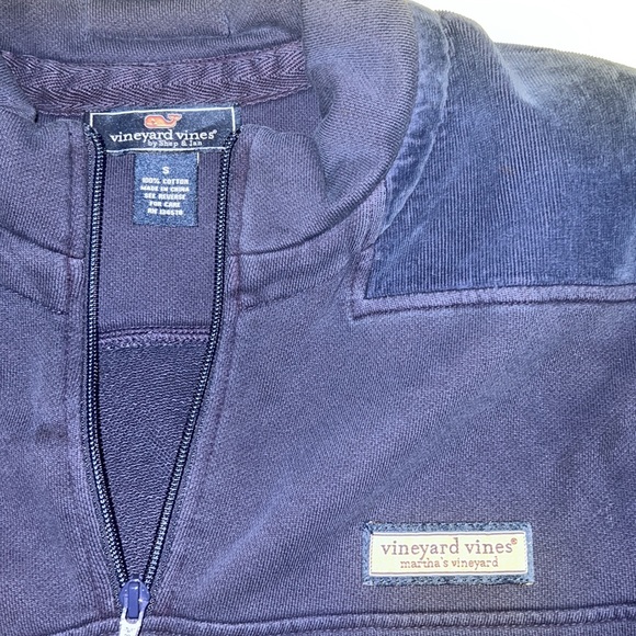 Vineyard Vines-Navy-Men’s Small Pullover - Picture 2 of 4